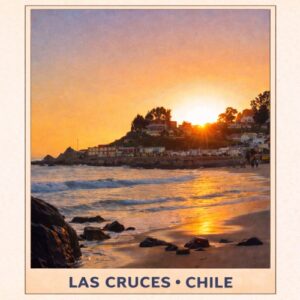 Postal de Playa Las Cruces + Ticket para participar en Tu Momento de Ganar